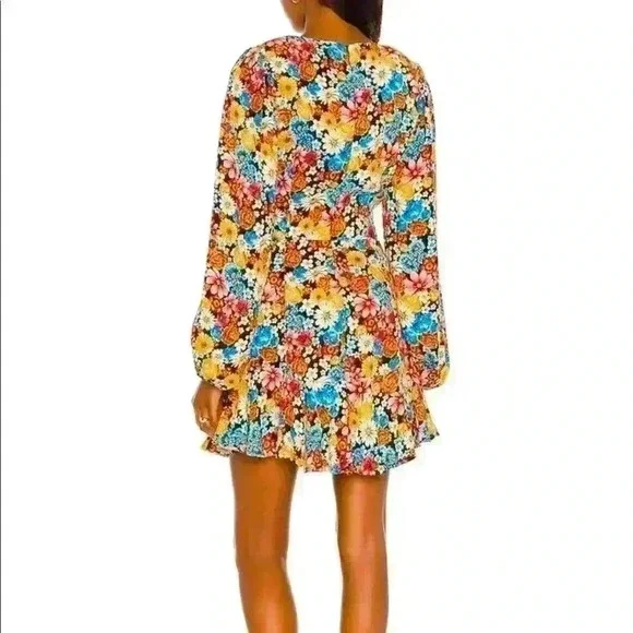 AFRM | Anthropologie | Monna Dress in Multi Wildflower Bouquet | Small | NWT | - Picture 5 of 6